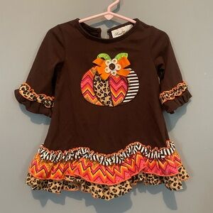 Rare editions‎ pumpkin tunic shirt